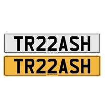 Cherished Number plate waste