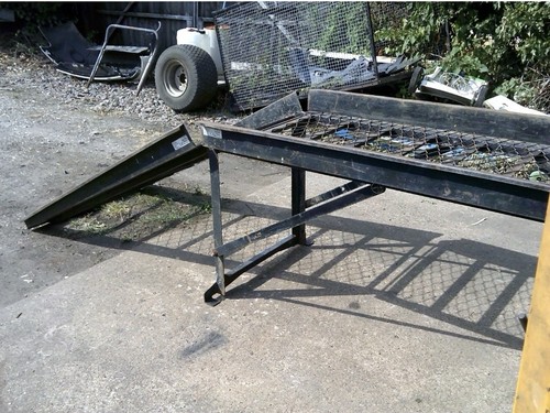 Muck truck loading ramp - muck,