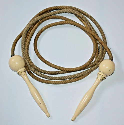 Vintage wooden handle skipping - vintage,