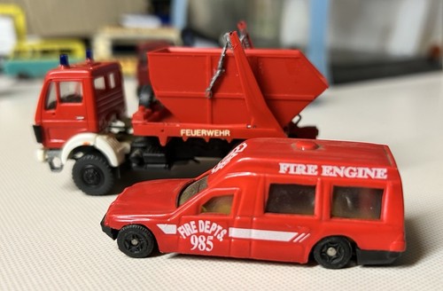 Majorette plastic fire service - plastic,