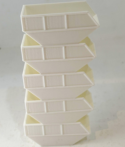 Scale skips 3d printed - ho, 5