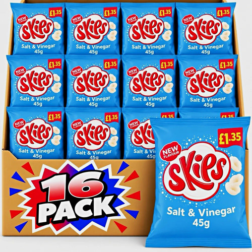 Skips salt vinegar - salt,