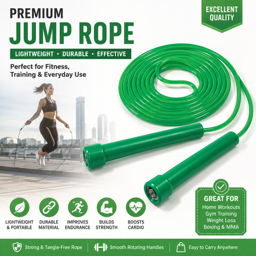 Adjustable skipping rope - adjustable,