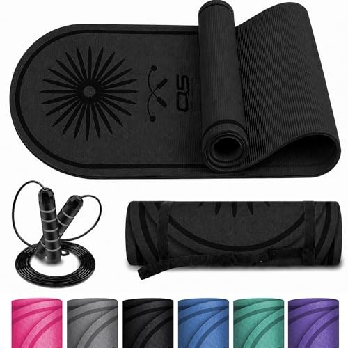 Skipping rope mat with - rope,