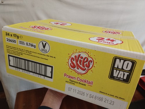 Bags skips prawn - 24, of