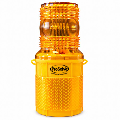 Amber road cone lamp - road,