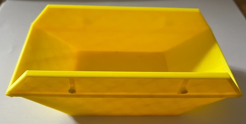 Two printed waste skips - skips, for