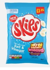 Skips  16 x 45g Salt & Vinegar