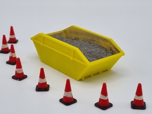 Scale yard skips and - scale, 8