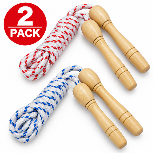 Skipping rope wooden - 2,