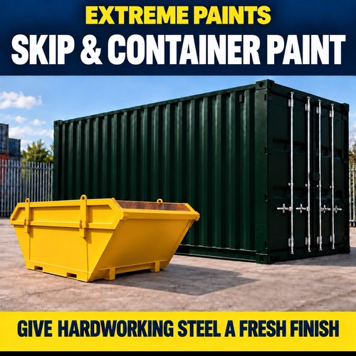 Heavy duty skip container - skip, &