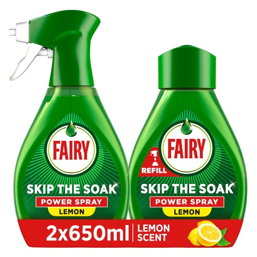 Fairy skip the soak - soak, dish